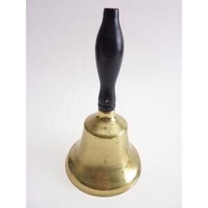 Vintage Brass School Bell